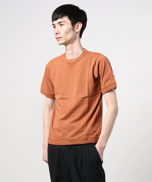 Jackman(ジャックマン)の「USA Cotton Rib T-Shirt(Tシャツ/カットソー・メンズ・カーキ/ネイビー/ホワイト/ブルー/ブラック/アイボリー/レッド/グリーン/ブラウン/ストーン/ダークグリーン/サックスブルー/ターメリック/ダークインディゴブルー/マルーン/チェリーレッド/マスタード/モスグリーン/ダークグレー/キャメル/キナリ/レッド系その他/シルバーグレー/ダークブルー/オレンジ/グレイッシュブルー/マルチ/ダークネイビー/ローズ/ダークパープル/スカイブルー/サンドグレー/ブルー系その他/ライトブルー/ベージュ/スモークグレー/グリーン系その他2・SMALL/MEDIUM/LARGE/X-LARGE)」の10枚目の写真