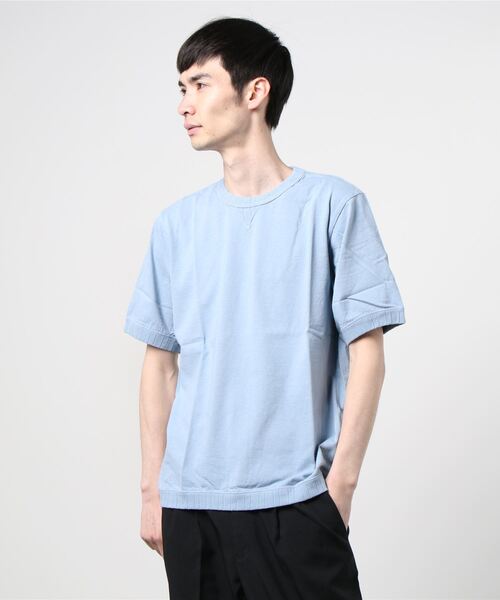 Jackman(ジャックマン)の「USA Cotton Rib T-Shirt(Tシャツ/カットソー・メンズ・カーキ/ネイビー/ホワイト/ブルー/ブラック/アイボリー/レッド/グリーン/ブラウン/ストーン/ダークグリーン/サックスブルー/ターメリック/ダークインディゴブルー/マルーン/チェリーレッド/マスタード/モスグリーン/ダークグレー/キャメル/キナリ/レッド系その他/シルバーグレー/ダークブルー/オレンジ/グレイッシュブルー/マルチ/ダークネイビー/ローズ/ダークパープル/スカイブルー/サンドグレー/ブルー系その他/ライトブルー/ベージュ/スモークグレー/グリーン系その他2・SMALL/MEDIUM/LARGE/X-LARGE)」の20枚目の写真