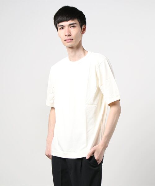 Jackman(ジャックマン)の「USA Cotton Rib T-Shirt(Tシャツ/カットソー・メンズ・カーキ/ネイビー/ホワイト/ブルー/ブラック/アイボリー/レッド/グリーン/ブラウン/ストーン/ダークグリーン/サックスブルー/ターメリック/ダークインディゴブルー/マルーン/チェリーレッド/マスタード/モスグリーン/ダークグレー/キャメル/キナリ/レッド系その他/シルバーグレー/ダークブルー/オレンジ/グレイッシュブルー/マルチ/ダークネイビー/ローズ/ダークパープル/スカイブルー/サンドグレー/ブルー系その他/ライトブルー/ベージュ/スモークグレー/グリーン系その他2・SMALL/MEDIUM/LARGE/X-LARGE)」の3枚目の写真