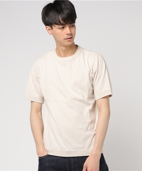 Jackman(ジャックマン)の「USA Cotton Rib T-Shirt(Tシャツ/カットソー・メンズ・カーキ/ネイビー/ホワイト/ブルー/ブラック/アイボリー/レッド/グリーン/ブラウン/ストーン/ダークグリーン/サックスブルー/ターメリック/ダークインディゴブルー/マルーン/チェリーレッド/マスタード/モスグリーン/ダークグレー/キャメル/キナリ/レッド系その他/シルバーグレー/ダークブルー/オレンジ/グレイッシュブルー/マルチ/ダークネイビー/ローズ/ダークパープル/スカイブルー/サンドグレー/ブルー系その他/ライトブルー/ベージュ/スモークグレー/グリーン系その他2・SMALL/MEDIUM/LARGE/X-LARGE)」の4枚目の写真