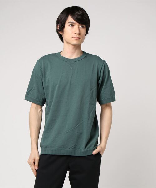 Jackman(ジャックマン)の「USA Cotton Rib T-Shirt(Tシャツ/カットソー・メンズ・カーキ/ネイビー/ホワイト/ブルー/ブラック/アイボリー/レッド/グリーン/ブラウン/ストーン/ダークグリーン/サックスブルー/ターメリック/ダークインディゴブルー/マルーン/チェリーレッド/マスタード/モスグリーン/ダークグレー/キャメル/キナリ/レッド系その他/シルバーグレー/ダークブルー/オレンジ/グレイッシュブルー/マルチ/ダークネイビー/ローズ/ダークパープル/スカイブルー/サンドグレー/ブルー系その他/ライトブルー/ベージュ/スモークグレー/グリーン系その他2・SMALL/MEDIUM/LARGE/X-LARGE)」の12枚目の写真