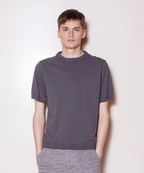 Jackman(ジャックマン)の「USA Cotton Rib T-Shirt(Tシャツ/カットソー・メンズ・カーキ/ネイビー/ホワイト/ブルー/ブラック/アイボリー/レッド/グリーン/ブラウン/ストーン/ダークグリーン/サックスブルー/ターメリック/ダークインディゴブルー/マルーン/チェリーレッド/マスタード/モスグリーン/ダークグレー/キャメル/キナリ/レッド系その他/シルバーグレー/ダークブルー/オレンジ/グレイッシュブルー/マルチ/ダークネイビー/ローズ/ダークパープル/スカイブルー/サンドグレー/ブルー系その他/ライトブルー/ベージュ/スモークグレー/グリーン系その他2・SMALL/MEDIUM/LARGE/X-LARGE)」の6枚目の写真