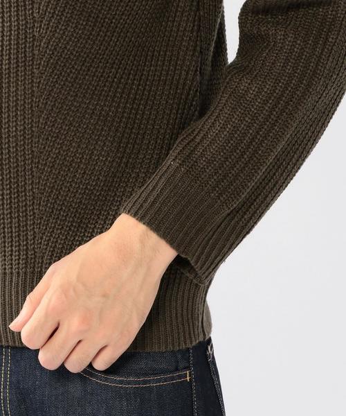 coen（コーエン）の「切り替え畦クルーネックニット（ニット/セーター・メンズ・オフホワイト/ブラック/ダークブラウン/ワインレッド・X-LARGE/LARGE/SMALL/MEDIUM）」の16枚目の写真