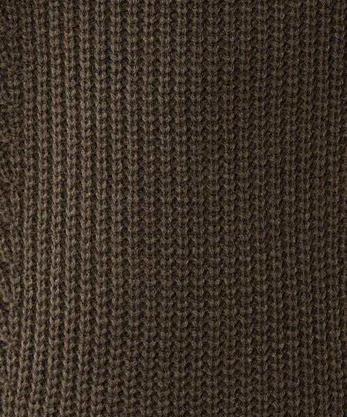 coen（コーエン）の「切り替え畦クルーネックニット（ニット/セーター・メンズ・オフホワイト/ブラック/ダークブラウン/ワインレッド・X-LARGE/LARGE/SMALL/MEDIUM）」の18枚目の写真