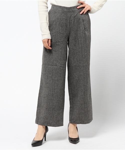 SpRay（スプレイ）の「ツイードワイドパンツ（その他パンツ・レディース・ブラウン/グレー/チャコールグレー・FREE）」の12枚目の写真