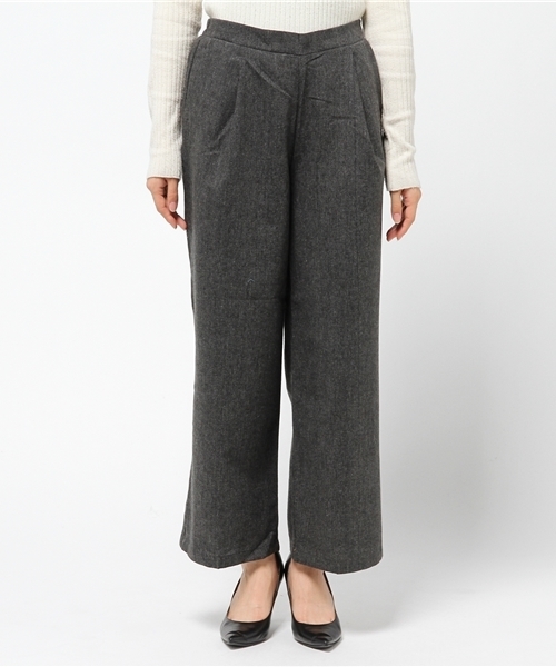 SpRay（スプレイ）の「ツイードワイドパンツ（その他パンツ・レディース・ブラウン/グレー/チャコールグレー・FREE）」の4枚目の写真