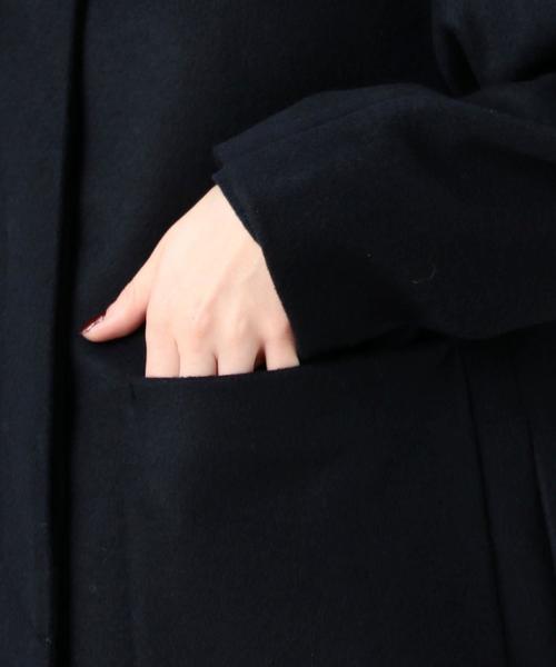 BEAUTY&YOUTH UNITED ARROWS（ビューティーアンドユースユナイテッドアローズ）の「BY フードショートコート◆（その他アウター・レディース・ベージュ/ネイビー・MEDIUM/SMALL）」の11枚目の写真