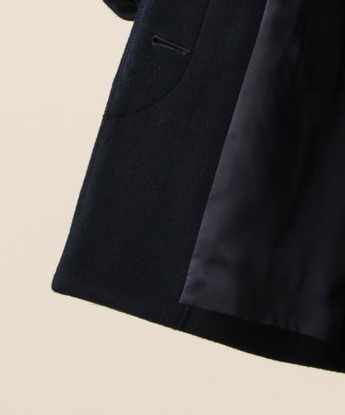 BEAUTY&YOUTH UNITED ARROWS（ビューティーアンドユースユナイテッドアローズ）の「BY フードショートコート◆（その他アウター・レディース・ベージュ/ネイビー・MEDIUM/SMALL）」の13枚目の写真