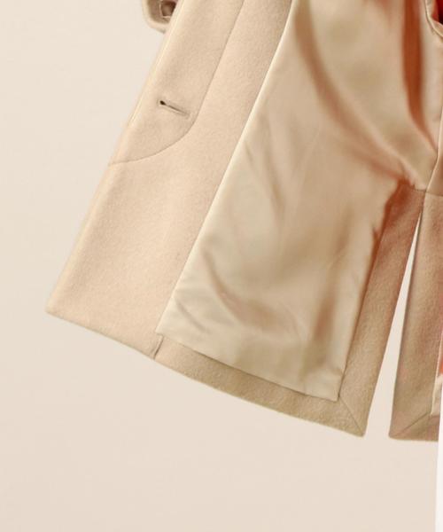 BEAUTY&YOUTH UNITED ARROWS（ビューティーアンドユースユナイテッドアローズ）の「BY フードショートコート◆（その他アウター・レディース・ベージュ/ネイビー・MEDIUM/SMALL）」の6枚目の写真