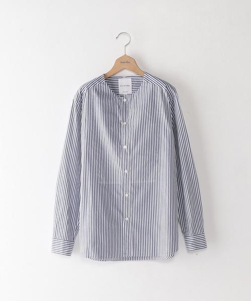 STILL BY HAND（スティルバイハンド）の「＜STILL BY HAND＞ 11 BRD NO/COLLOR/ｼｬﾂ（シャツ/ブラウス・メンズ・ロイヤルブルー/ネイビー・46/48）」の2枚目の写真