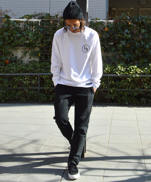 SURF/BRAND（サーフブランド）の「SURF/BRAND サーフブランド × champion/チャンピオン BACKプリント 長袖 Tシャツ（Tシャツ/カットソー・メンズ・ブラック/ホワイト・L/M/S）」の16枚目の写真