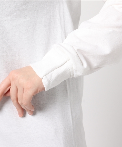 SURF/BRAND（サーフブランド）の「SURF/BRAND サーフブランド × champion/チャンピオン BACKプリント 長袖 Tシャツ（Tシャツ/カットソー・メンズ・ブラック/ホワイト・L/M/S）」の7枚目の写真