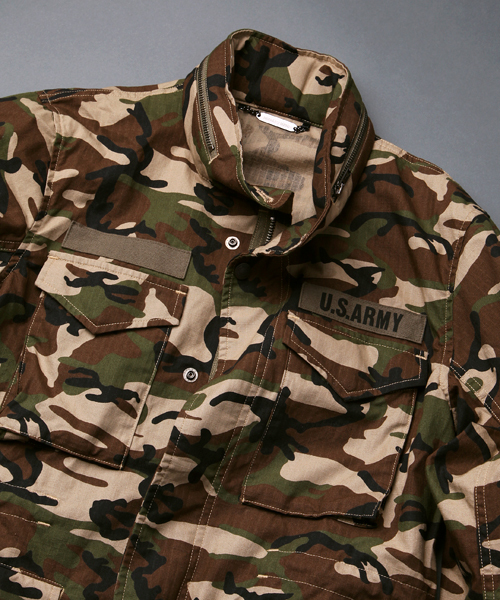 MONKEY TIME（モンキータイム）の「MT リップ/カモ M65 ∴（ミリタリージャケット・メンズ・その他1・SMALL/MEDIUM/LARGE）」の4枚目の写真