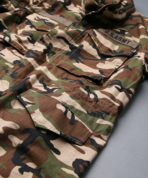 MONKEY TIME（モンキータイム）の「MT リップ/カモ M65 ∴（ミリタリージャケット・メンズ・その他1・SMALL/MEDIUM/LARGE）」の5枚目の写真