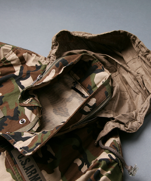 MONKEY TIME（モンキータイム）の「MT リップ/カモ M65 ∴（ミリタリージャケット・メンズ・その他1・SMALL/MEDIUM/LARGE）」の7枚目の写真