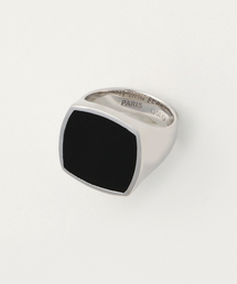 TOM WOOD | TOM WOOD(トムウッド） Flush Onyx　Large Head Ring(リング)