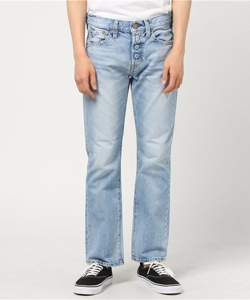 RED CARD TOKYO(レッドカード)の「RED CARD TOKYO /“LIAM”ヴィンテージ加工デニムパンツ(デニムパンツ・メンズ・ライトブルー・30/32/29/28/31)」の4枚目の写真