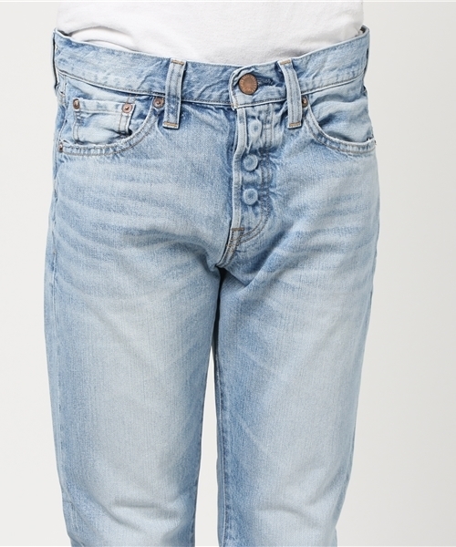 RED CARD TOKYO(レッドカード)の「RED CARD TOKYO /“LIAM”ヴィンテージ加工デニムパンツ(デニムパンツ・メンズ・ライトブルー・30/32/29/28/31)」の5枚目の写真