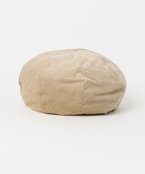 GRIN BUDDY（グリンバディ）の「【GRIN BUDDY(グリンバディ）】キッズ用コーデュロイベレー帽/Kids COD Beret（ハンチング/ベレー帽・キッズ・ベージュ/ネイビー/マスタード・54㎝）」の2枚目の写真