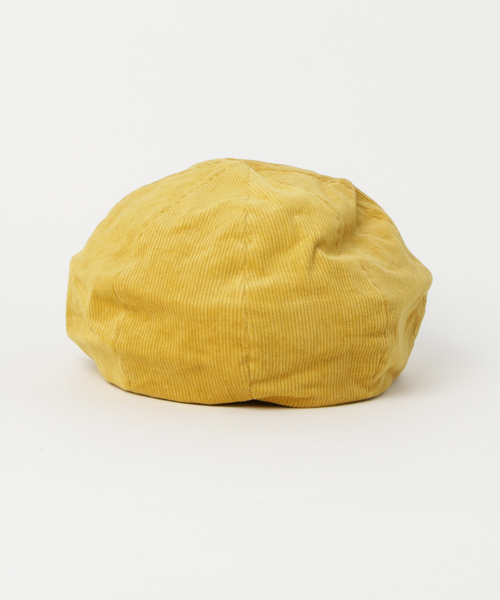 GRIN BUDDY（グリンバディ）の「【GRIN BUDDY(グリンバディ）】キッズ用コーデュロイベレー帽/Kids COD Beret（ハンチング/ベレー帽・キッズ・ベージュ/ネイビー/マスタード・54㎝）」の3枚目の写真