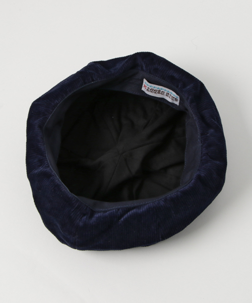 GRIN BUDDY（グリンバディ）の「【GRIN BUDDY(グリンバディ）】キッズ用コーデュロイベレー帽/Kids COD Beret（ハンチング/ベレー帽・キッズ・ベージュ/ネイビー/マスタード・54㎝）」の5枚目の写真