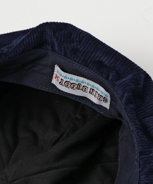 GRIN BUDDY（グリンバディ）の「【GRIN BUDDY(グリンバディ）】キッズ用コーデュロイベレー帽/Kids COD Beret（ハンチング/ベレー帽・キッズ・ベージュ/ネイビー/マスタード・54㎝）」の6枚目の写真