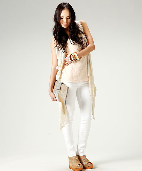 ROSE BUD（ローズバッド）の「(J BRAND)811 MID-RISE SKINNY LEG IN SNOW（その他パンツ・レディース・ホワイト/ブラック・24/25/23/26/22）」の10枚目の写真