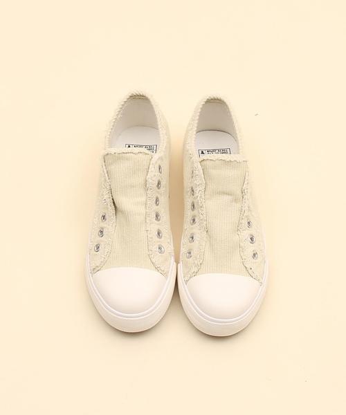 coen(コーエン)の「コーデュロイスリッポン(スニーカー)(スリッポン・レディース・オフホワイト/グレー/ライトピンク・SMALL/LARGE/X-LARGE/MEDIUM)」の17枚目の写真