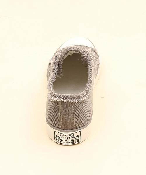 coen(コーエン)の「コーデュロイスリッポン(スニーカー)(スリッポン・レディース・オフホワイト/グレー/ライトピンク・SMALL/LARGE/X-LARGE/MEDIUM)」の11枚目の写真