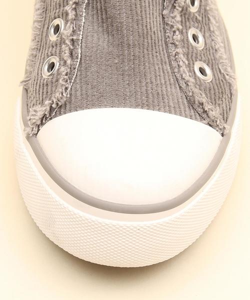 coen(コーエン)の「コーデュロイスリッポン(スニーカー)(スリッポン・レディース・オフホワイト/グレー/ライトピンク・SMALL/LARGE/X-LARGE/MEDIUM)」の13枚目の写真