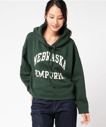 earth music&ecology | ・裏起毛ワイドロゴフーディー(パーカー)