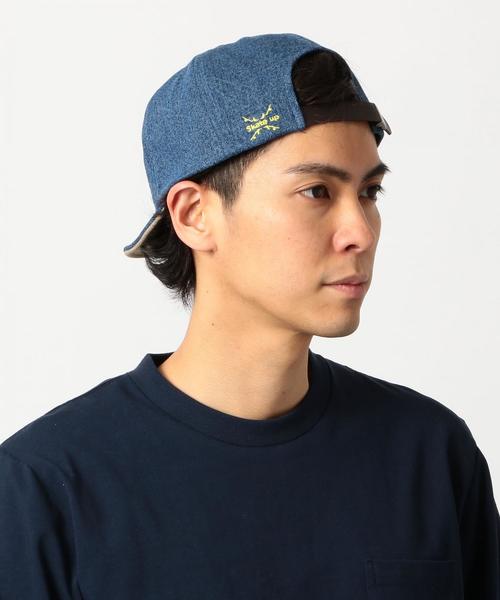 green label relaxing（グリーンレーベルリラクシング）の「SC GLR SKATE UP デニム キャップ ◆（キャップ・メンズ・ライトブルー/ブラック/ロイヤルブルー・FREE）」の10枚目の写真