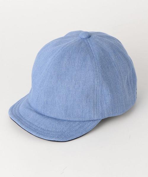 green label relaxing（グリーンレーベルリラクシング）の「SC GLR SKATE UP デニム キャップ ◆（キャップ・メンズ・ライトブルー/ブラック/ロイヤルブルー・FREE）」の7枚目の写真