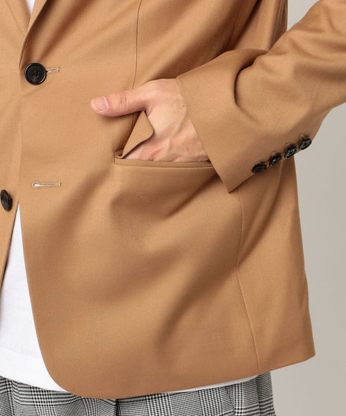 SHIPS JET BLUE（シップスジェットブルー）の「SHIPS JET BLUE: T/R 2B テーラードジャケット（テーラードジャケット・メンズ・ベージュ/ネイビー/グレー・SMALL/MEDIUM/LARGE/X-SMALL）」の9枚目の写真