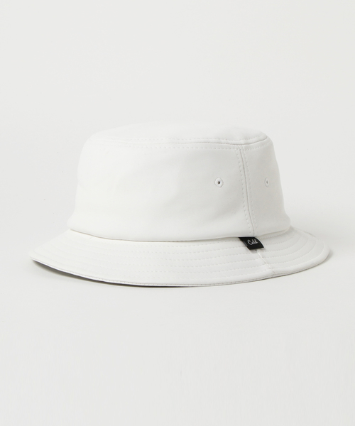 ANCHOR（アンカー）の「CELEB　PUレザーバケットHAT（ハット・メンズ・ホワイト/ブラック・FREE）」の6枚目の写真