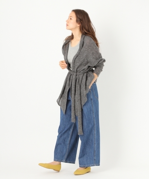 セール】オリジナルアルパカ混カシュクールカーディガン【niko and