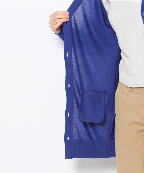 journal standard L'essage(ジャーナルスタンダードレサージュ)の「テンセルウールカーディガン(カーディガン/ボレロ・レディース・ベージュ/チャコールグレー/ブルー系その他・FREE)」の11枚目の写真