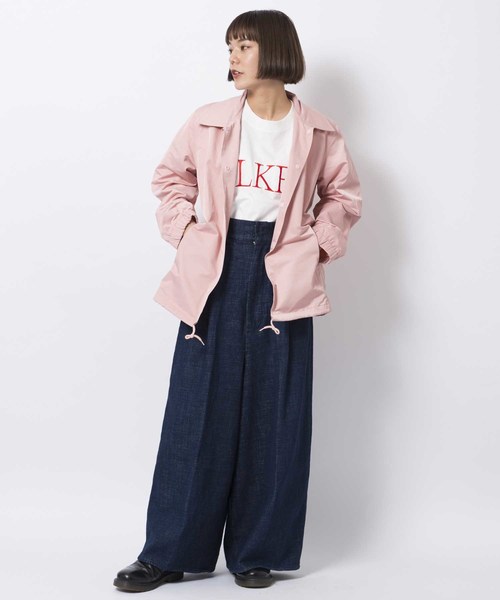 MILKFED.（ミルクフェド）の「EMBROIDERY LOGO TEE（Tシャツ/カットソー・レディース・ホワイト/ブラック/ベージュ・ONE SIZE）」の10枚目の写真