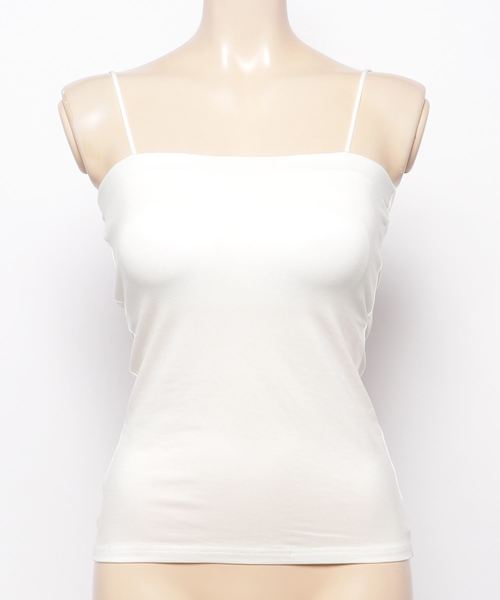 laboratory work(ラボラトリーワーク)の「カップ付き◆テンセルベアトップ(チューブトップ・レディース・ホワイト/ブラック・MEDIUM)」の5枚目の写真