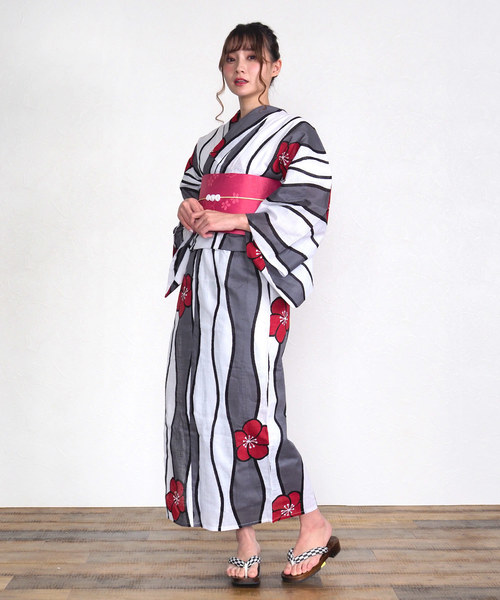 shopnikoniko（ショップニコニコ）の「雑誌掲載　セブンティーン掲載　一人でも着れる浴衣3点セット浴衣作り帯下駄（浴衣・レディース・その他/その他1/その他2/その他3/その他4/その他5/H/A/B/C/E/F/G・フリー）」の9枚目の写真
