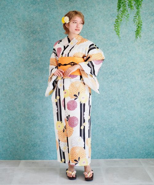 shopnikoniko（ショップニコニコ）の「雑誌掲載　セブンティーン掲載　一人でも着れる浴衣3点セット浴衣作り帯下駄（浴衣・レディース・その他/その他1/その他2/その他3/その他4/その他5/H/A/B/C/E/F/G・フリー）」の11枚目の写真