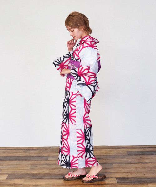 shopnikoniko（ショップニコニコ）の「雑誌掲載　セブンティーン掲載　一人でも着れる浴衣3点セット浴衣作り帯下駄（浴衣・レディース・その他/その他1/その他2/その他3/その他4/その他5/H/A/B/C/E/F/G・フリー）」の16枚目の写真