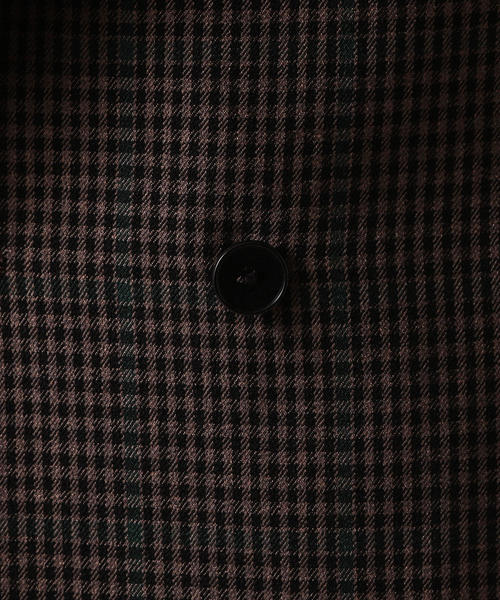 BEAUTY&YOUTH UNITED ARROWS（ビューティーアンドユースユナイテッドアローズ）の「【WEB限定】 by チェック ダブル 4B ジャコット（テーラードジャケット・メンズ・ダークブラウン/ベージュ・LARGE/MEDIUM/SMALL）」の13枚目の写真