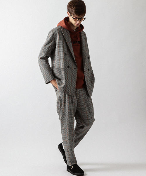 BEAUTY&YOUTH UNITED ARROWS（ビューティーアンドユースユナイテッドアローズ）の「【WEB限定】 by チェック ダブル 4B ジャコット（テーラードジャケット・メンズ・ダークブラウン/ベージュ・LARGE/MEDIUM/SMALL）」の10枚目の写真