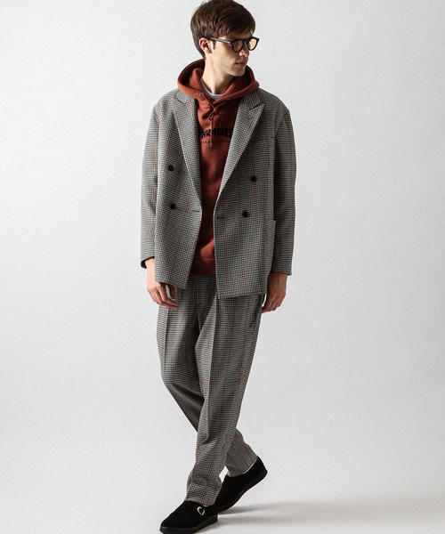 BEAUTY&YOUTH UNITED ARROWS（ビューティーアンドユースユナイテッドアローズ）の「【WEB限定】 by チェック ダブル 4B ジャコット（テーラードジャケット・メンズ・ダークブラウン/ベージュ・LARGE/MEDIUM/SMALL）」の8枚目の写真