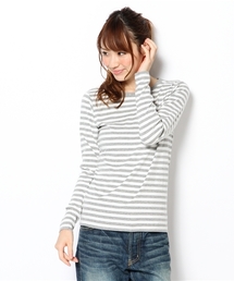 フライス 1cm ボーダー Tシャツ