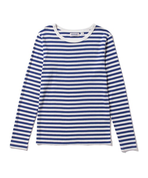 tシャツ フライス 1cm ボーダー Tシャツ レディース BEAMS BOY tシャツ フライス 1cm ボーダー Tシャツ レディース