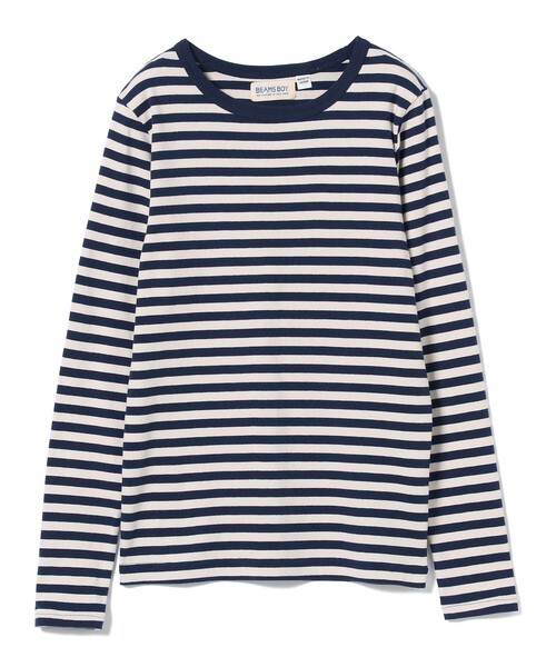 フライス 1cm ボーダー Tシャツ（Tシャツ/カットソー）｜BEAMS