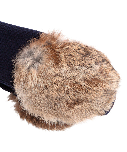 X-girl(エックスガール)の「EARMUFF BAND(イヤーマフ・レディース・ブラック/ベージュ/ネイビー・ONE SIZE)」の7枚目の写真