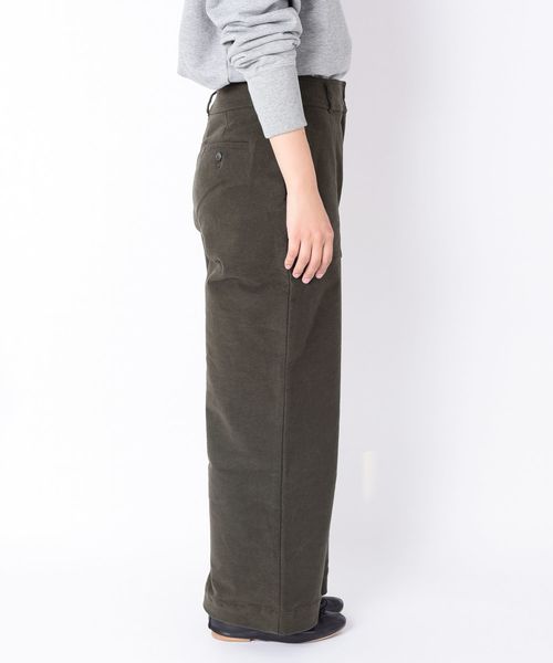liflattie ships（リフラティ シップス）の「liflattie ships:モールスキンストレートパンツ◇（その他パンツ・レディース・ホワイト/オリーブ・SMALL/MEDIUM/LARGE）」の7枚目の写真